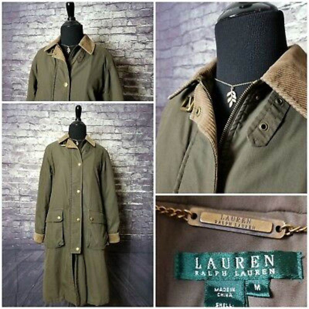 Ralph Lauren KHAKI Barn Coat Lauren Ralph Lauren NWOT